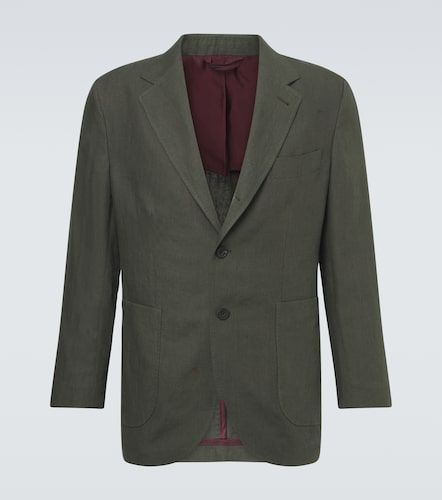 Single-breasted linen blazer - Rubinacci - Modalova
