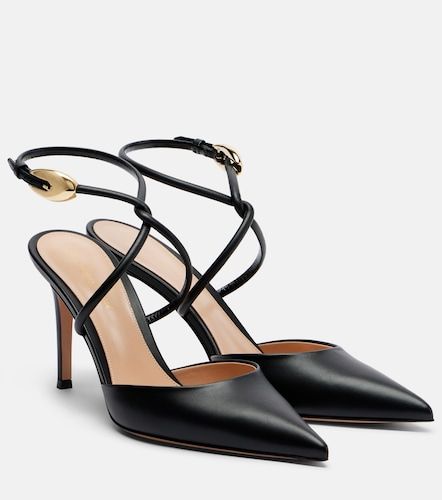 Leather slingback pumps - Gianvito Rossi - Modalova