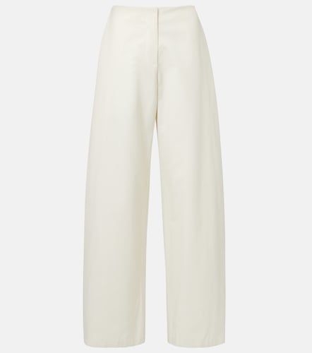 Pantaloni barrel Galileo in cotone e seta - The Row - Modalova
