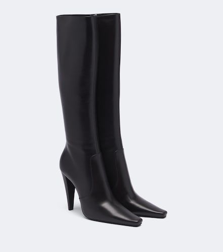 Botas altas 77 de piel - Saint Laurent - Modalova
