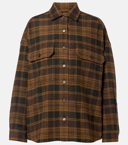 Darby checked wool and cashmere overshirt - Loro Piana - Modalova