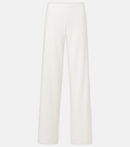 Pantaloni Aina in cotone e cashmere a gamba larga - Lisa Yang - Modalova