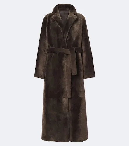 Reversible shearling and leather coat - Yves Salomon - Modalova