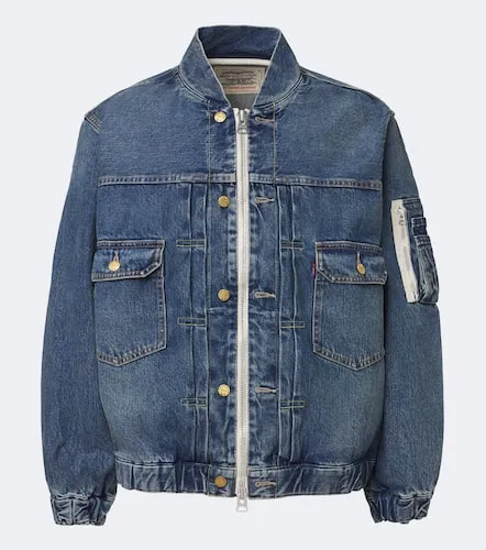 Sacai Denim bomber jacket - Sacai - Modalova