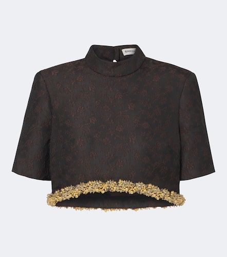 Verziertes Cropped Top Jalen aus Jacquard - Simkhai - Modalova