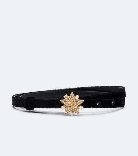 Embellished velvet belt - Dolce&Gabbana - Modalova