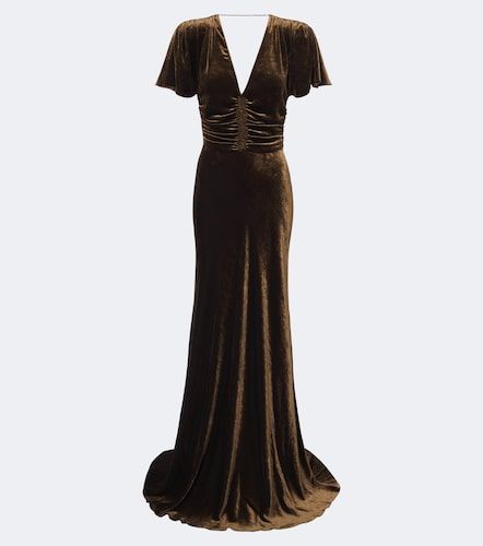 Bustier-Robe Charisse aus Samt - Ralph Lauren Collection - Modalova