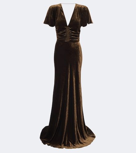 Bustier-Robe Charisse aus Samt - Ralph Lauren Collection - Modalova
