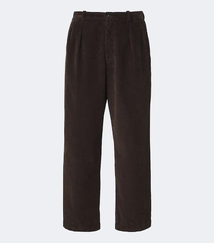 Tuxo pleated cotton corduroy wide-leg pants - The Row - Modalova