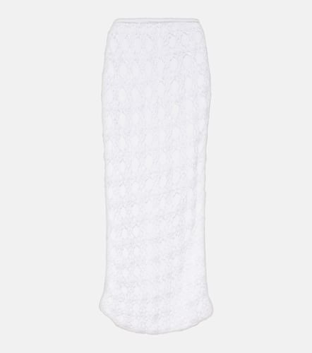 Rosette crochet cotton midi skirt - Anna Kosturova - Modalova