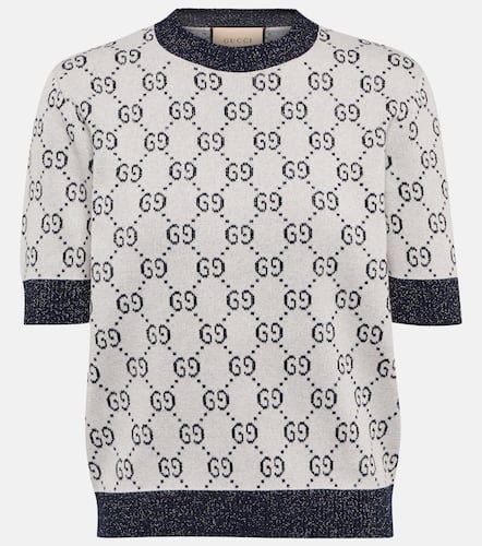 Gucci Cotton-blend lamÃ© top - Gucci - Modalova