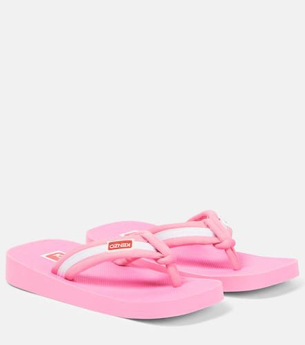 Kenzo Logo striped thong sandals - Kenzo - Modalova