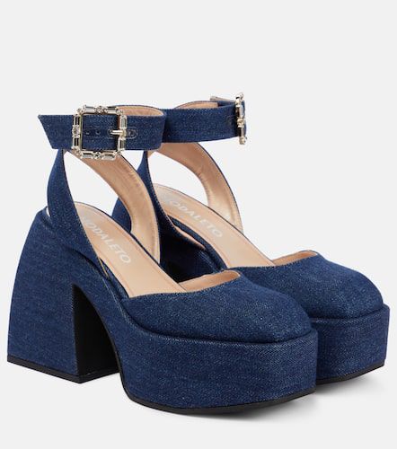 Bulla Sofia denim platform pumps - Nodaleto - Modalova