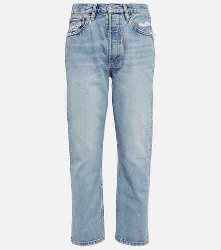 Jeans rectos 70s Stove Pipe de tiro alto - Re/Done - Modalova