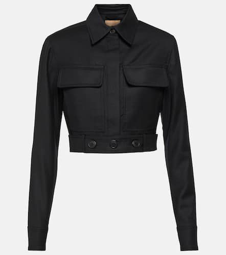 Aya Muse Myca cropped wool jacket - Aya Muse - Modalova