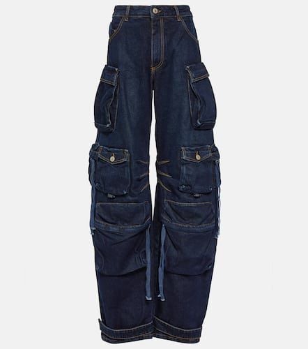 The Attico Fern denim cargo pants - The Attico - Modalova