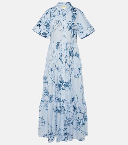 Printed cotton poplin maxi dress - Erdem - Modalova
