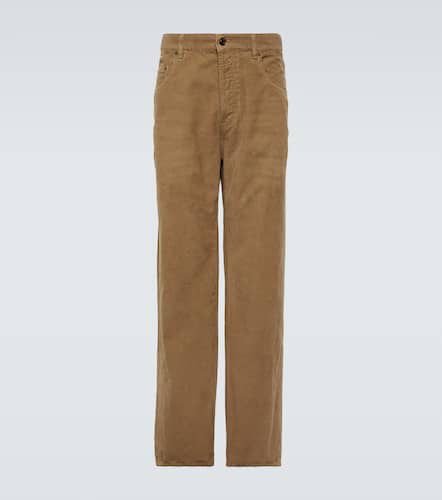 Cotton corduroy straight pants - Saint Laurent - Modalova