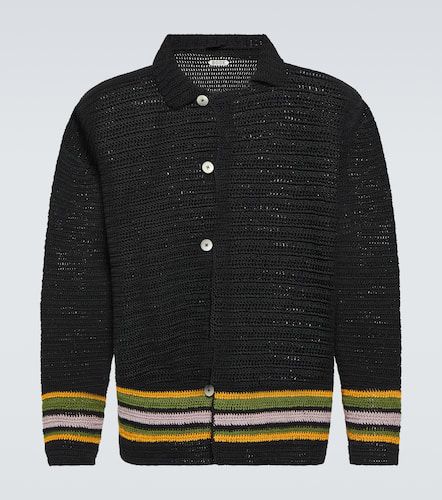 Harbor Stripe cotton crochet cardigan - Bode - Modalova