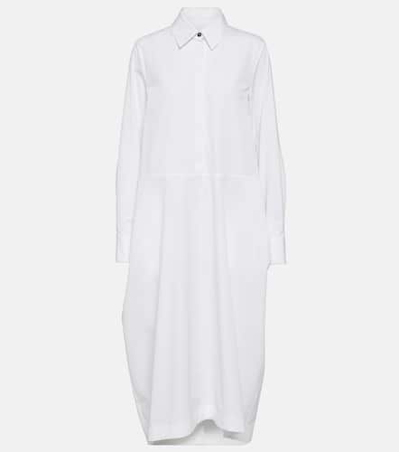 Vestido camisero en popelín de algodón - Jil Sander - Modalova
