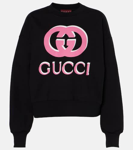 Gucci Logo cotton sweatshirt - Gucci - Modalova