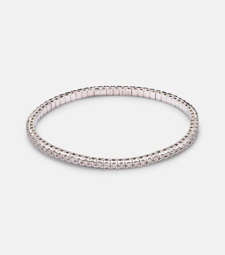 Diamond Tennis Stretch 18kt white gold bracelet with diamonds - Shay Jewelry - Modalova