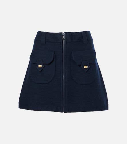 Ganni Knitted wool miniskirt - Ganni - Modalova