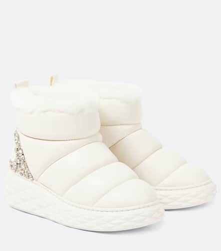 Xan shearling-lined leather snow boots - Jimmy Choo - Modalova