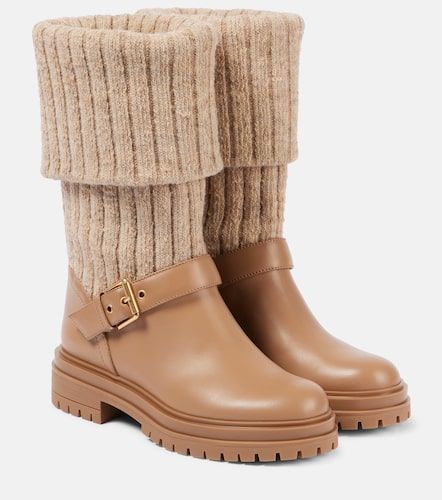Sockenstiefel Thurso mit Leder - Gianvito Rossi - Modalova