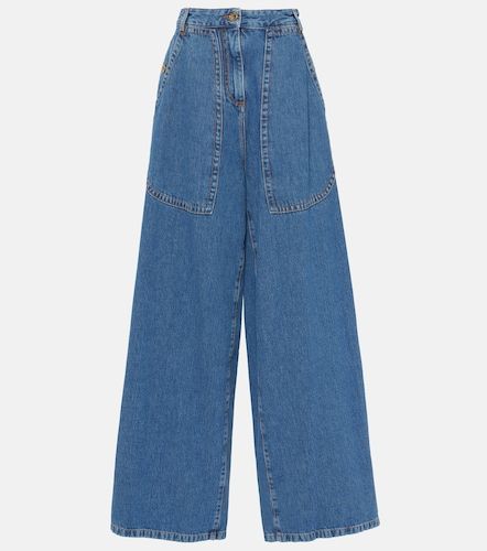 Jeans a gamba larga e vita alta - Etro - Modalova