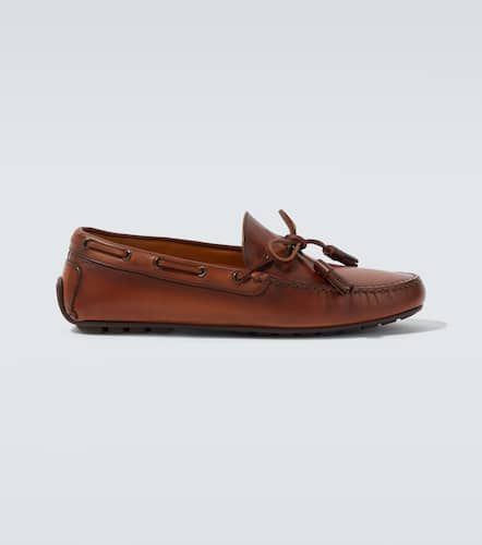 Harold leather boat shoes - Ralph Lauren Purple Label - Modalova