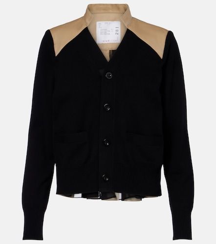 Cárdigan de gabardina en mezcla de algodón - Sacai - Modalova