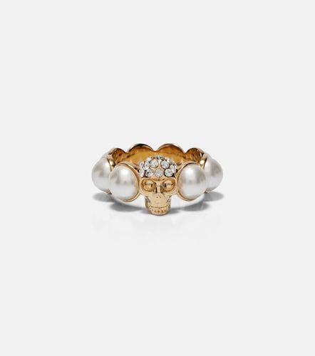 McQueen Skull embellished ring - McQueen - Modalova