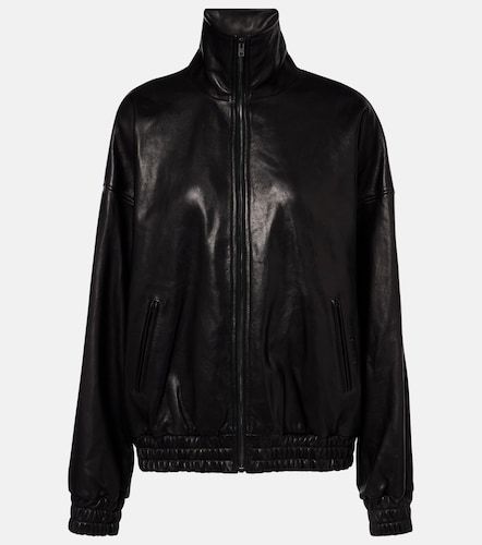 Acne Studios Logo leather jacket - Acne Studios - Modalova