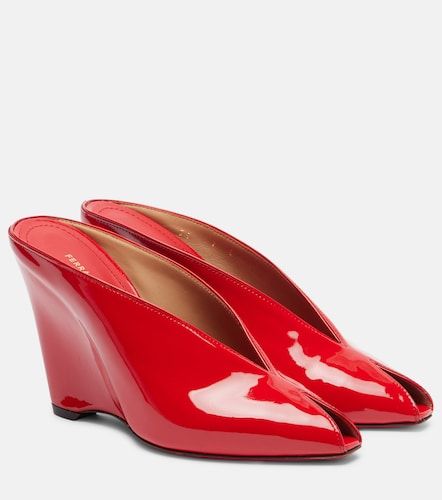 Ferragamo Mules Alicia de piel - Ferragamo - Modalova