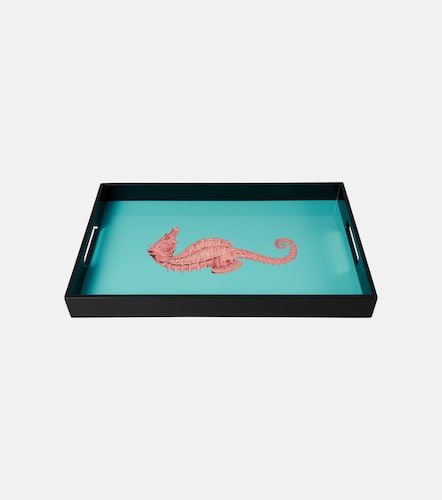 Bandeja Seahorse de madera lacada - Les-Ottomans - Modalova