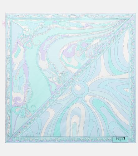 Foulard Orchidee in twill di seta - Pucci - Modalova