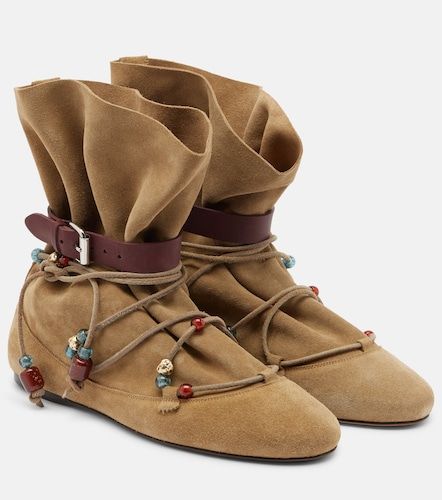 Letiz suede ankle boots - Isabel Marant - Modalova