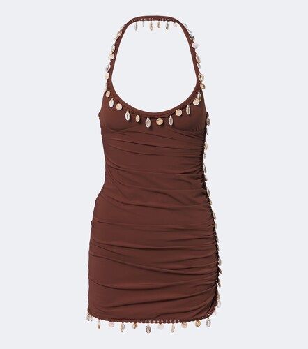 Vestido corto Beach Quartz de jersey adornado - Christopher Esber - Modalova