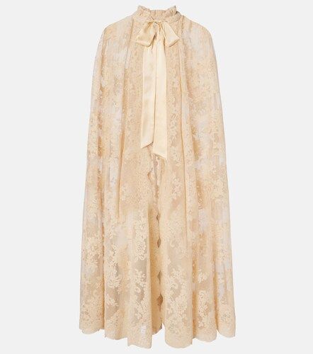 Como silk-trimmed lace cape - Zimmermann - Modalova