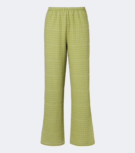 Pantaloni Loreto in cotone a quadri - Asceno - Modalova