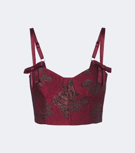 Top bustier Waverly in cloqué floreale - Rebecca Vallance - Modalova