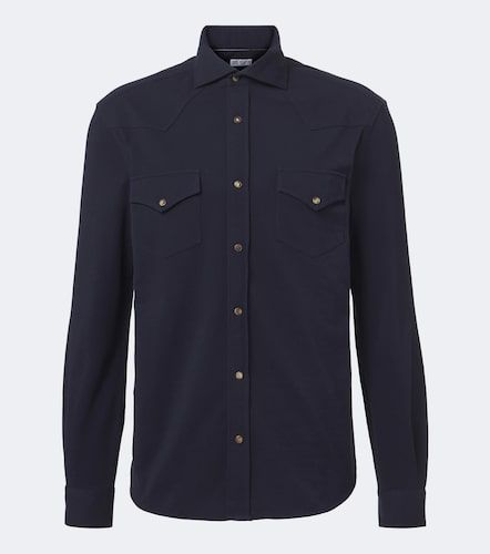 Camisa de algodón - Brunello Cucinelli - Modalova