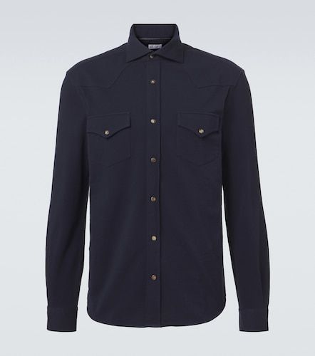Camisa de algodón - Brunello Cucinelli - Modalova