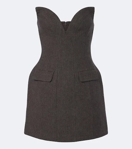 Wool and cashmere-blend minidress - Self-Portrait - Modalova