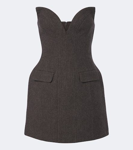 Wool and cashmere-blend minidress - Self-Portrait - Modalova