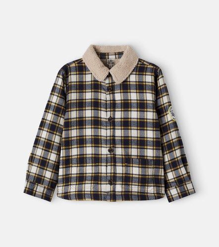Sobrecamisa Piloti de algodón a cuadros con teddy - Bonton - Modalova