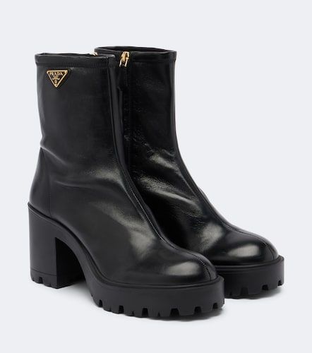 Prada Leather ankle boots - Prada - Modalova