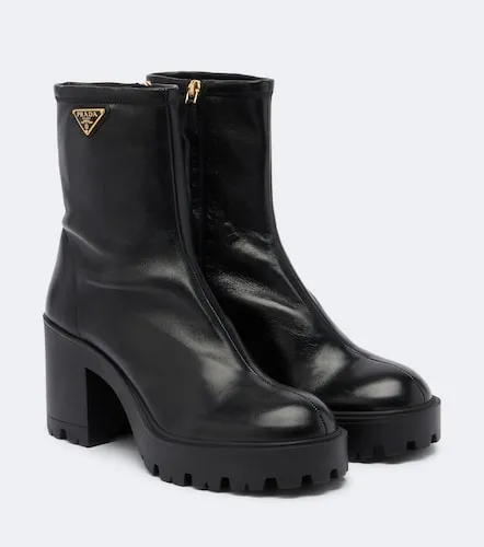 Prada Leather ankle boots - Prada - Modalova