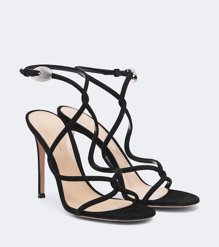 Jungle Mamba embellished suede sandals - Gianvito Rossi - Modalova